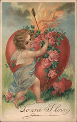 To One I Love Cupid Postcard Postcard Postcard