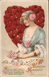 A Valentine Reminder Women Samuel L. Schmucker Postcard Postcard Postcard