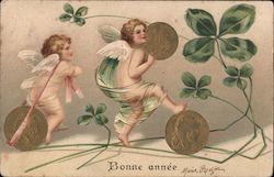 Bonne Annee Postcard