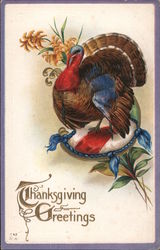 Thanksgiving Greetings Postcard