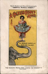 A Chinese Honey Moon Theatre Postcard Postcard Postcard