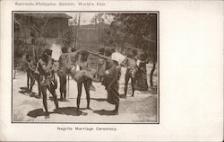 Negrito Marriage Ceremony Postcard