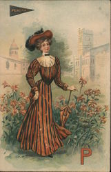 Princeton woman Postcard