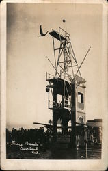 High Dive Platform, Neptune Beach Oakland, CA Postcard Postcard Postcard