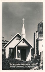 The Wayside Shrine of St. Francis, Grace Cathedral Postcard