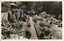 Formal Gardens - C.S. Sanatorium Postcard