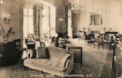 Reception Room, C.S. Sanatorium Postcard