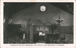 Church of the New Jerusalem San Francisco, CA Postcard Postcard Postcard