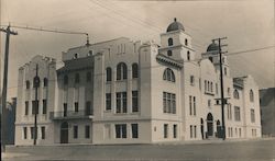 A Spanish Style Church on a Corner Postcard