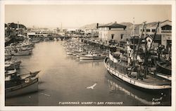 Fisherman's Wharf San Francisco, CA Piggott Postcard Postcard Postcard