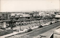 Fisherman's Wharf - a Bit of Naples in San Francisco Postcard