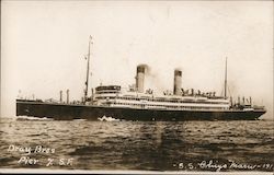 SS Chiyo Maru San Francisco, CA Postcard Postcard Postcard