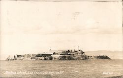 Alcatraz Island - San Francisco Bay Postcard