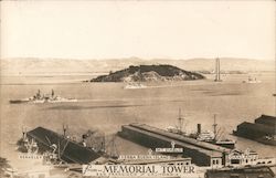 From Memorial Tower - Berkeley, Yerba Buena Island, Mt. Diablo San Francisco, CA Postcard Postcard Postcard