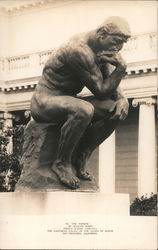 The thinker Postcard