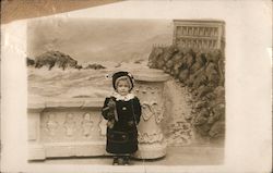 A Little Girl Holding a Teddy Bear, Cliff House San Francisco, CA Postcard Postcard Postcard