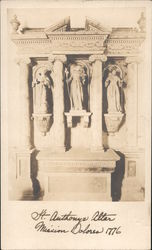 St. Anthonys Altar, Mission Dolores 1776 Postcard