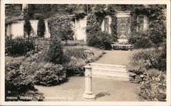 Formal Gardens, S.S. Sanatorium Postcard