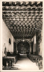 Interior Mission Dolores San Francisco, CA Postcard Postcard Postcard