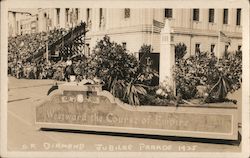 San Francisco Diamond Jubilee Parade 1925 California Postcard Postcard Postcard