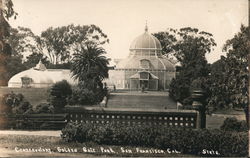 Conservatory, Golden Gate Park San Francisco, CA Stets Postcard Postcard Postcard