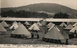 S.F. After the Fire - Refugees' Camp, Golden Gate Park J-164 San Francisco, CA Postcard Postcard Postcard