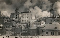 San Francisco Burning J-178 Postcard