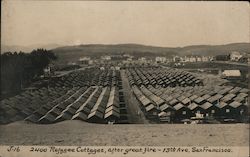 2400 Refugee Cottages after Great Fire - 13th Ave. J-16 Postcard