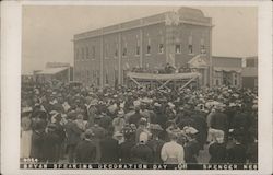 Bryan Speaking Decoration Day Postcard