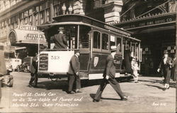 Powell St. Cable Car San Francisco, CA Postcard Postcard Postcard