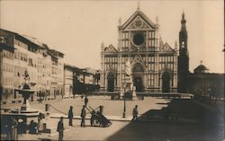 Piazza Santa Croce, Monument to Dante Alighieri Florence, Italy Postcard Postcard Postcard