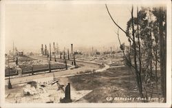 Ruins After Fire Sept. 17 Berkeley, CA Postcard Postcard Postcard