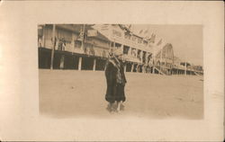 Boardwalk, Giant Dipper Roller Coaster Santa Cruz, CA Postcard Postcard Postcard