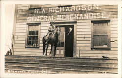 H. A. Richardson General Merchandise Postcard