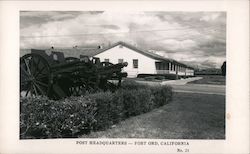 Post Headquarters Fort Ord, CA Postcard Postcard Postcard