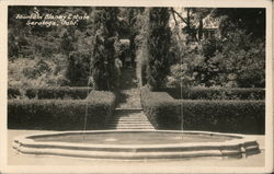 Fountain Blaney Estate Saratoga, CA Postcard Postcard Postcard