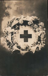 Red Cross, Wreath World War I Postcard Postcard Postcard