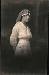 Red Cross Volunteer - Luella Walters Postcard