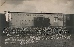 Merchants Despatch Dairy Line Train Car Sandusky, OH Postcard Postcard Postcard