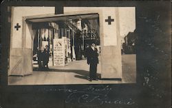 American Red Cross Display, Shops Postcard