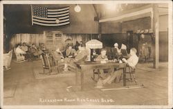 Recreation Room Red Cross Bldg. World War I Postcard Postcard Postcard