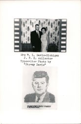 John F. Kennedy Typewriter Photo by Stormy Davis Presidents Postcard Postcard Postcard