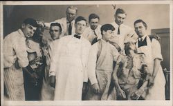 Dissection Medical Students Pose With Cadavers Doctors & Medicine Postcard Postcard Postcard