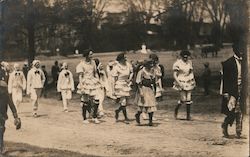 Men Dressed in Drag, Parade, Men Dressed as Women Postcard