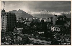 Chile - Santiago, Vista Panoramics Postcard