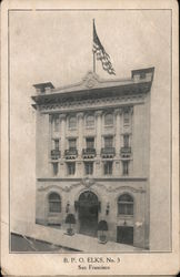 B.P.O. Elks No. 3 Postcard