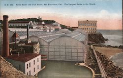 Sutro Baths and Cliff House San Francisco, CA Postcard Postcard Postcard