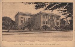 San Mateo Union High School California Postcard Postcard Postcard