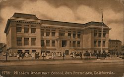 Mission Grammar School San Francisco, CA Postcard Postcard Postcard