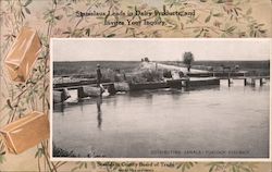 Distributing Canals Turlock District Modesto, CA Postcard Postcard Postcard